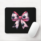 Kokette-Bogen-Fußballspieler-Geschenk zum Mutterta Mousepad (Mit Mouse)