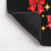 Kokette-Bogen-Nussknacker-Weihnachten-Frohe Weihna Mousepad (Ecke)