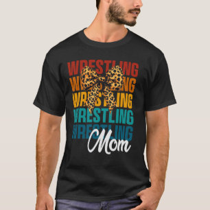 Kokette Bogen Ringkampf Mama Niedliche Ringkampf L T-Shirt