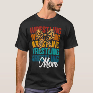 Kokette Bogen Ringkampf Mama Niedliche Ringkampf L T-Shirt
