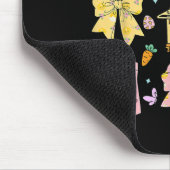Kokette Bogen-Sonografin Ostern Ultraschall-Techni Mousepad (Ecke)