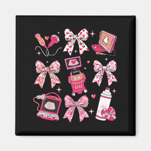 Kokette Bogen-Sonografin Valentinstag Ultraschall- Magnet
