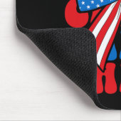 Kokette Cheer-Schleife Sport Cheerleader USA Ameri Mousepad (Ecke)