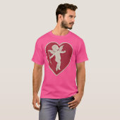 Kokette Cherub Herz T-Shirt (Vorne ganz)