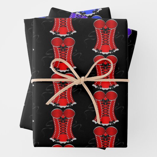 Kokette Corset Collection Geschenkpapier Set (Beispiel)