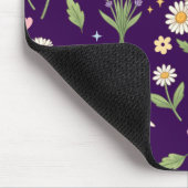 Kokette Daisy und Lavendel Mousepad (Ecke)