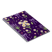 Kokette Daisy und Lavendel Notizblock (Rechte Seite)