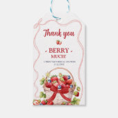 Kokette Danke Berry Sehr Geschenkanhänger (Vorderseite)