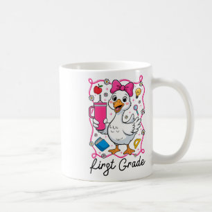 Kokette dumme Gans 1. Klasse Mädchen 1. Tag Kaffeetasse