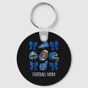 Kokette Football-Mutter am Spieltag Teamsport Chee Schlüsselanhänger