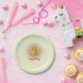 Kokette Geburtstagspapierplatten Pappteller (Party)