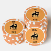 Kokette Giraffe Pokerchips (Stapel)