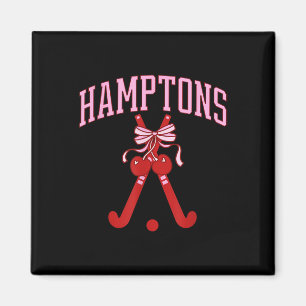 Kokette Hamptons Feldhockey Preppy Vintage Soft Magnet