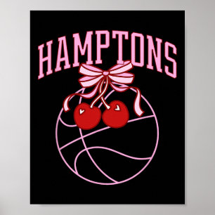 Kokette Hamptons Skizze Vornehme Vintage Soft Girl Poster