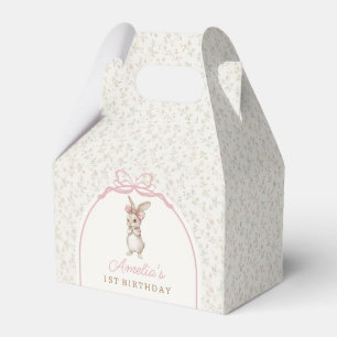 Kokette-Hasen-Mädchen-Geburtstagsgeschenkbox Geschenkschachtel
