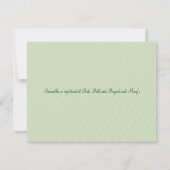 Kokette Jade Bridal Dusche Einladung (Rückseite)