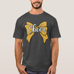 Kokette Jubelschleife Gelb Sport Cheerleaderin Che T-Shirt