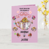 Kokette Karte (Gelbe Blume)