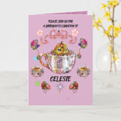 Kokette Karte (Gelbe Blume)
