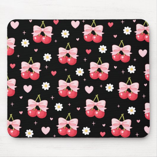 Kokette Kirschen Mousepad (Vorne)