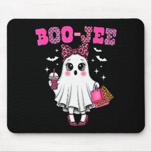 Kokette Leopard Geist Kaffee Boo-jee Halloween Bo Mousepad