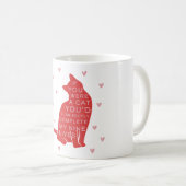 Kokette Liebe Valentinstag Tasse (VorderseiteRechts)