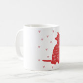 Kokette Liebe Valentinstag Tasse (Vorderseite Links)