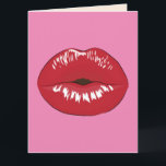 KOKETTE LIL DIRTY LIPS HUSBAND GEBURTSTAG GROSSE K KARTE<br><div class="desc">BIRTHDAY LIPS CARD</div>