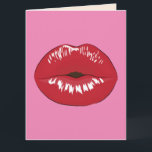 KOKETTE LIL DIRTY LIPS HUSBAND GEBURTSTAG GROSSE K KARTE<br><div class="desc">BIRTHDAY LIPS CARD</div>