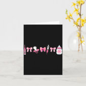 Kokette Mutter Baby Mbu Krankenschwester Stpartum  Karte (Gelbe Blume)