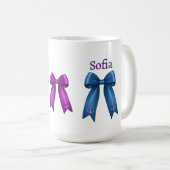 Kokette nautische Schleife! Kaffeetasse (VorderseiteRechts)