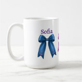 Kokette nautische Schleife! Kaffeetasse (Links)
