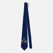 Kokette Pelikane Krawatte (Marine) (Vorderseite)