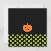 Kokette Pumpkins Einladung (Rückseite)