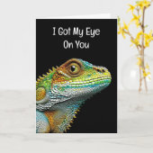 Kokette Romantik, ich Got mein Auge auf euch Karte (Gelbe Blume)