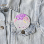 Kokette rosa durchsichtige Schleife und Blumen-Bra Button (Beispiel)
