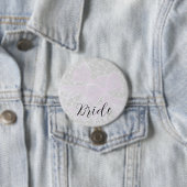Kokette rosa durchsichtige Schleifen-Brides Knopf Button (Beispiel)