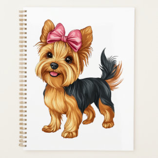 Kokette Schleife Yorkshire Terrier Hund Yorkie Mut Planer
