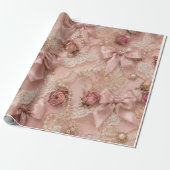 Kokette Schleifen Geschenkpapier (Ungerollt)