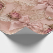 Kokette Schleifen Geschenkpapier (Ecke)