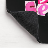 Kokette Sechs Sieben Valentinstag Lustiger Spruch Mousepad (Ecke)