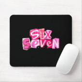 Kokette Sechs Sieben Valentinstag Lustiger Spruch Mousepad (Mit Mouse)