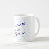 Kokette Spaß Grade Liebe Note Kaffee Tasse (VorderseiteRechts)
