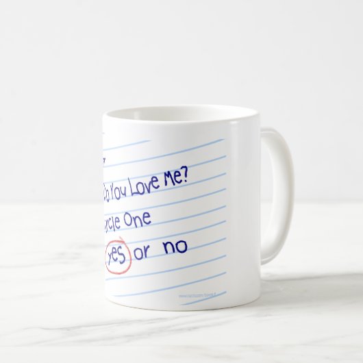 Kokette Spaß Grade Liebe Note Kaffee Tasse (VorderseiteRechts)