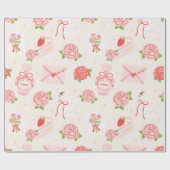 Kokette Valentinstag Geschenkpapier (Flach)