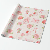 Kokette Valentinstag Geschenkpapier (Ungerollt)