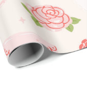 Kokette Valentinstag Geschenkpapier (Rolleneckpunkt)