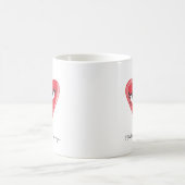 Kokette Valentinstag-Kaffeekochen-Tasse Kaffeetasse (Mittel)