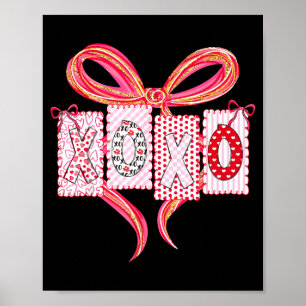 Kokette Valentinstag Xoxo Lustiger Valentinstag Mä Poster