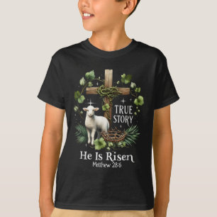 Kokette wahre Geschichte Er ist auferstanden Oster T-Shirt